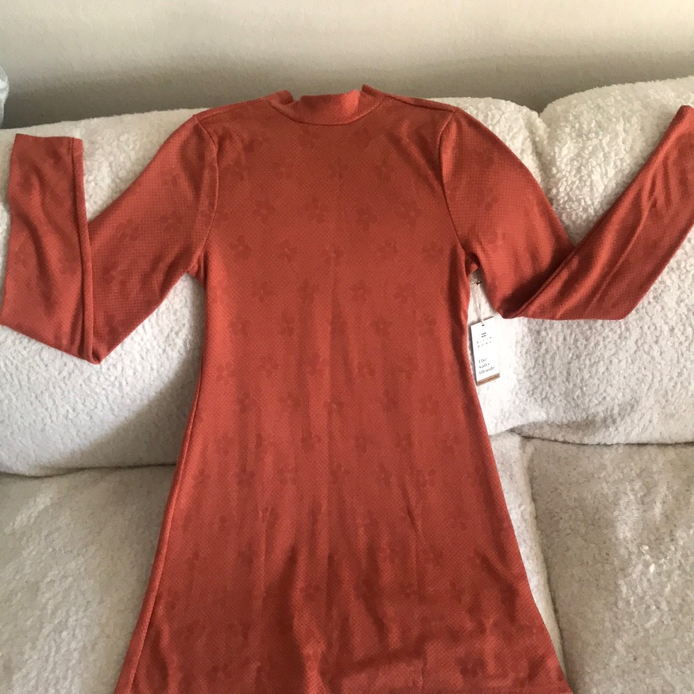 NWT Billabong x Salty Blonde coconut flowers long sleeve dress
